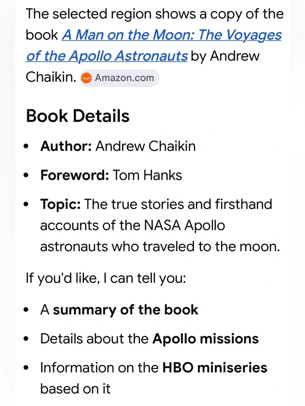 #3071**A Man on the Moon by - White Astronaut Suit Cover